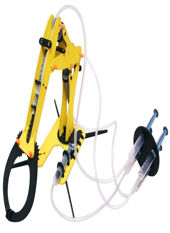 THE CURIOUS BRAIN® Hydraulic Gripper- Robotic Mechanical ARM Working Model- DIY KIT for Girls & Boys- Science FAIR School Educational Model- STEM Learning Activity- Mechanical LAB Model - Image 2